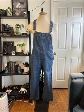 H&M Women's Denim Overalls with silver buckles, Brand New, Never worn size Small